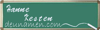 Hanne Kesten Visitenkarte